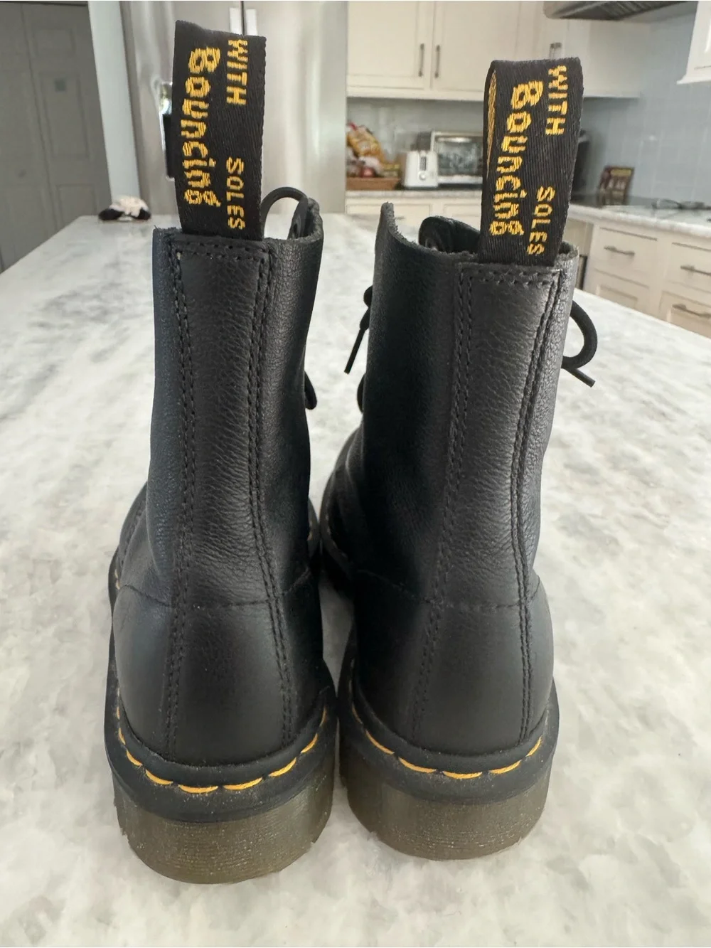 Dr. Martens Black 1460 Pascal Bex-8 Eye Platform Interior Lace-up Boots (Pascal)